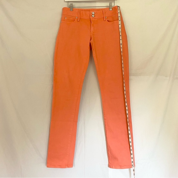 Lilly Pulitzer Coral Worth Straight Jean Pants Size 6 - Picture 3 of 10
